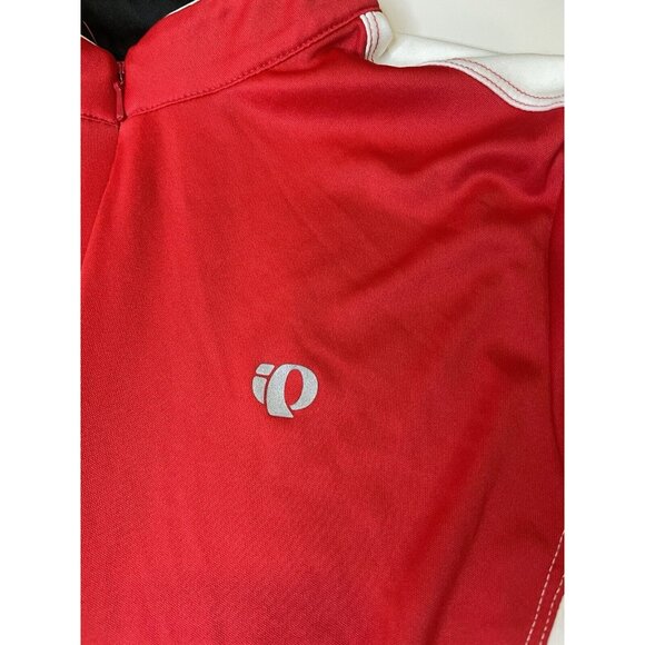 Pearl Izumi Women’s Cycling Jersey XL Red White Full Zip Short Sleeve - Picture 6 of 9